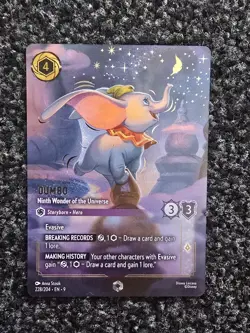 Disney Lorcana: Fabled - Dumbo Ninth Wonder Of The Universe - Enchanted 228/204 - Image 1