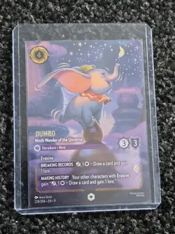 Disney Lorcana: Fabled - Dumbo Ninth Wonder Of The Universe - Enchanted 228/204 - Image 3