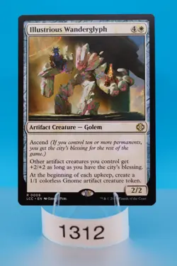 MTG Illustrious Wanderglyph Commander: the Lost Caverns of Ixalan Regular #9 - Image 1