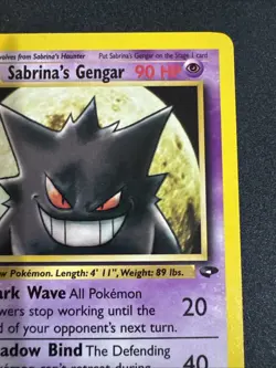 Pokemon TCG Sabrina's Gengar Gym Challenge 29/132 Non-Holo Rare - Image 3