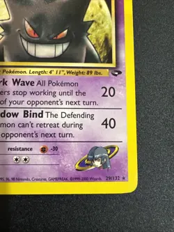 Pokemon TCG Sabrina's Gengar Gym Challenge 29/132 Non-Holo Rare - Image 5