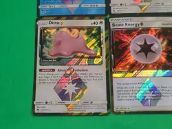 Pokemon Rare Holo Prism Cards Lot Of 4 Ditto, Arceus, Volcanion, Beast Energy - Image 5