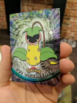 1x Victreebel #71 Holo Foil TOPPS Chrome Pokemon Card TV Animation - Image 2