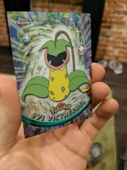 1x Victreebel #71 Holo Foil TOPPS Chrome Pokemon Card TV Animation - Image 3