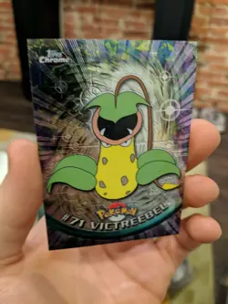 1x Victreebel #71 Holo Foil TOPPS Chrome Pokemon Card TV Animation - Image 5