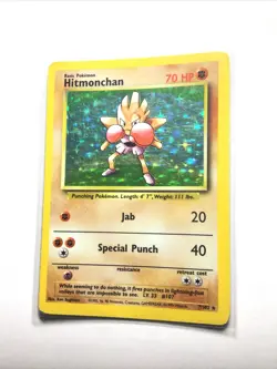 HITMONCHAN - 7/102 - Base Set - Holo - Pokemon Card - PL - Image 1