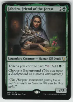 MTG Jaheira, Friend of the Forest C Legends: Battle for Baldur's Gate # 237 NM - Image 1