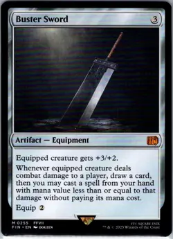 Magic the Gathering Final Fantasy Buster Sword Regular M 0255 Non-Foil - Image 1