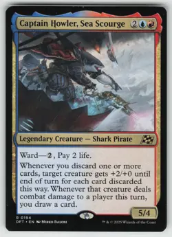 MTG Captain Howler, Sea Scourge Normal Aetherdrift # 194 NM - Image 1
