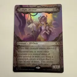 Twilight Diviner FOIL Showcase 315 Lorwyn Eclipsed ECL MTG Rare Unplayed Mint NM - Image 1