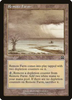 Remote Farm 1x MtG Mercadian Masques MMQ PLAYED - Image 1
