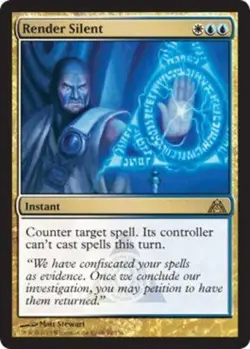 1 x Render Silent - Dragon's Maze - Light Play - MTG - Image 1