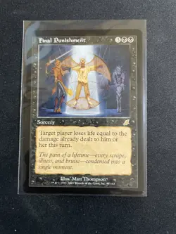 Mtg X1 Final Punishment Scourge Magic The Gathering - Image 1