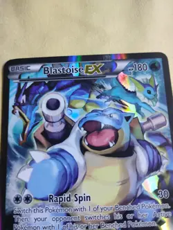 Pokemon TCG Blastoise EX Promo Holo Rare Card XY122 LP - Image 2