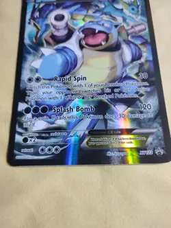 Pokemon TCG Blastoise EX Promo Holo Rare Card XY122 LP - Image 3