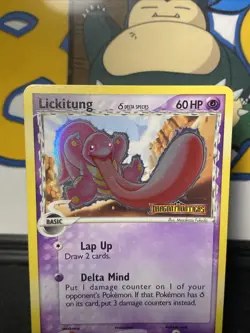 Pokemon TCG Lickitung (Delta Species) 19/101 Dragon Frontiers Reverse Holo 2006 - Image 3