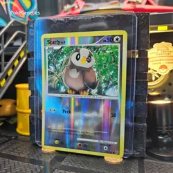 Starly Supreme Victors Reverse Holo Pokemon TCG 129/147 Platinum Common - Image 2