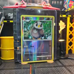 Starly Supreme Victors Reverse Holo Pokemon TCG 129/147 Platinum Common - Image 3