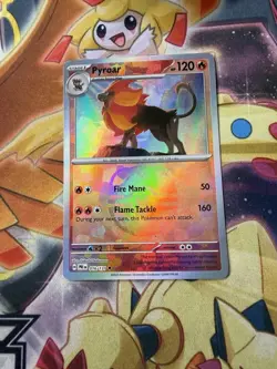 Pyroar [Master Ball] - 016/131 - Pokemon Prismatic Evolutions Reverse Holo NM - Image 1