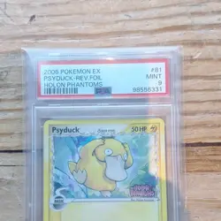 Pokemon Psyduck Delta Species Reverse Holo Holon Phantoms #81 PSA 9 2006 - Image 1