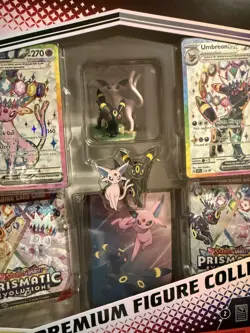 Pokemon TCG Scarlet & Violet Prismatic Evolutions Premium Figure Collection Box - Image 4