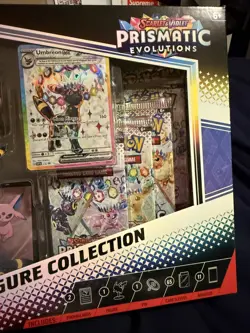 Pokemon TCG Scarlet & Violet Prismatic Evolutions Premium Figure Collection Box - Image 5