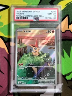 Victini 208 Black Star Promo PSA 10 Pokemon TCG SVP English - Image 3