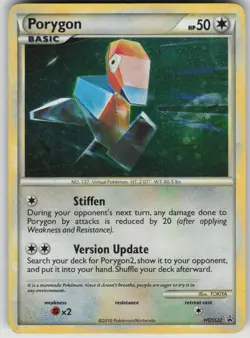 Pokemon TCG Porygon Promo HGSS Promos HGSS22 - Image 1