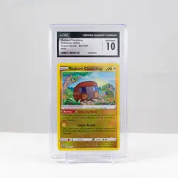 Pokemon Radiant Charjabug Holo #51 Crown Zenith 2023 - CGC 10 Gem Mint - Image 2