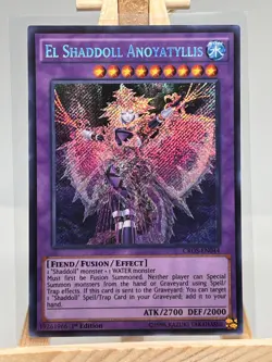 Crossed Souls - El Shaddoll Anoyatyllis CROS-EN044 1st Edition Secret Rare - Image 1