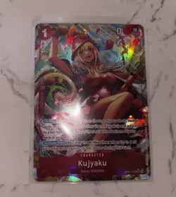 OP11-004 a Fist of Divine Speed KUJYAKU SR alternative art ( one piece tcg ) - Image 2
