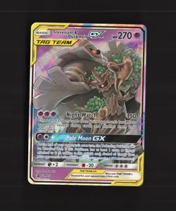 Trevenant & Dusknoir GX SM217 Sun & Moon Black Star Promo Holo Pokemon Card LP - Image 1