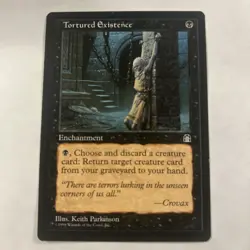 MTG Tortured Existence Stronghold Regular Common - Magic 1998 - Image 1