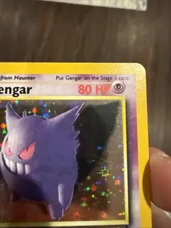 Pokemon Gengar Holo Rare 5/62 Fossil Base Set 1999 MP - Image 2