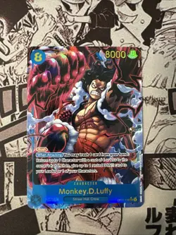 Monkey.D.Luffy (118) (Alternate Art) OP11-118 A Fist of Divine Speed Foil - Image 1