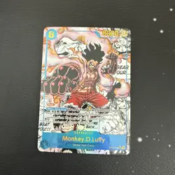Monkey.D.Luffy (Manga) OP11-118 A Fist of Divine Speed Alt. Art SEC - Image 1