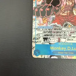 Monkey.D.Luffy (Manga) OP11-118 A Fist of Divine Speed Alt. Art SEC - Image 3