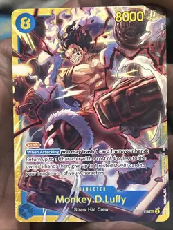 Monkey.D.Luffy (118) OP11-118 A Fist of Divine Speed Foil - Image 2