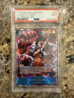 Monkey.D.Luffy (118) (Alternate Art) OP11-118 A Fist of Divine Speed Foil - Image 1