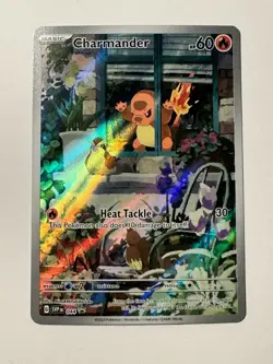 Pokemon TCG Charmander 044 SV: Scarlet & Violet Full Art Holo Black Star Promo - Image 1