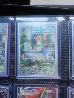 Pokemon TCG Charmander 044 SV: Scarlet & Violet Full Art Holo Black Star Promo - Image 1