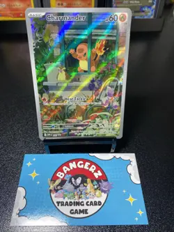 Pokemon TCG Charmander 044 SV: Scarlet & Violet Full Art Holo Black Star Promo - Image 1
