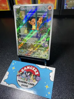 Pokemon TCG Charmander 044 SV: Scarlet & Violet Full Art Holo Black Star Promo - Image 2