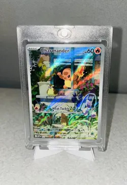 Pokemon TCG Charmander 044 SV: Scarlet & Violet Full Art Holo Black Star Promo - Image 1