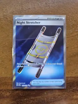 Night Stretcher Ultra Rare ME01: Mega Evolution 173/132 Pokemon card Trainer - Image 1