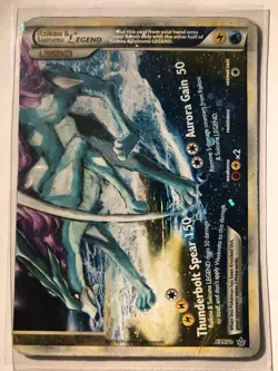 Raikou & Suicune LEGEND - 93/95, TCG Pokemon card (Damaged) - Image 1