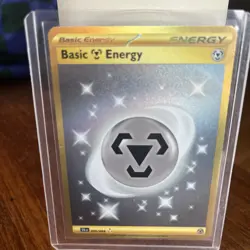 Pokemon TCG Basic Metal Energy Gold Secret Rare Card Shrouded Fable 099/064 - Image 1