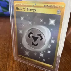 Pokemon TCG Basic Metal Energy Gold Secret Rare Card Shrouded Fable 099/064 - Image 2