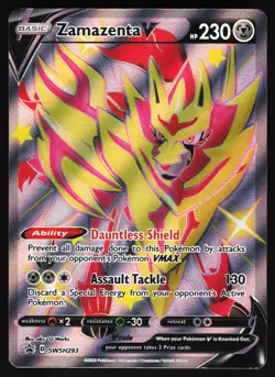 Zamazenta V (Shiny) - SWSH293 Pokemon SWSH: Sword & Shield Promo Cards Promo NM - Image 1