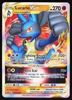 Lucario VSTAR SWSH214 Pokemon SWSH: Sword & Shield Promo Cards Promo NM - Image 1